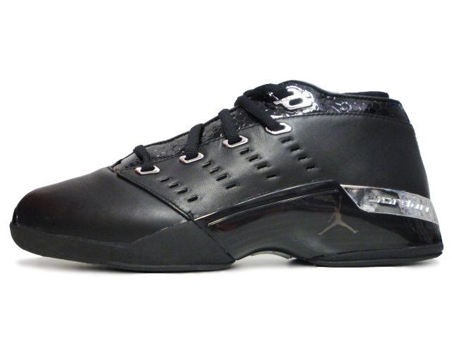 Jordan 17 OG Low Black Chrome Sneakers - 303891-004