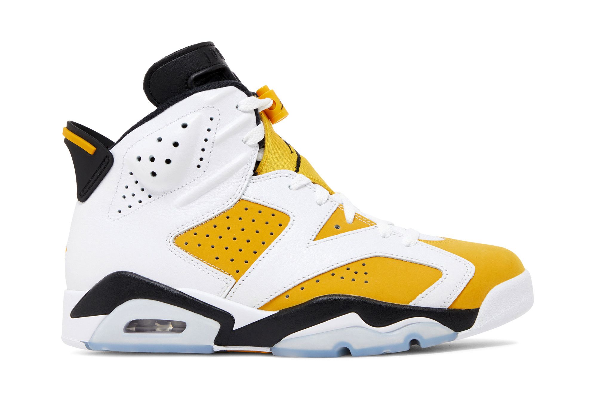 Jordan 6 Retro Yellow Ochre Trainers - CT8529-170 - White/Yellow Ochre