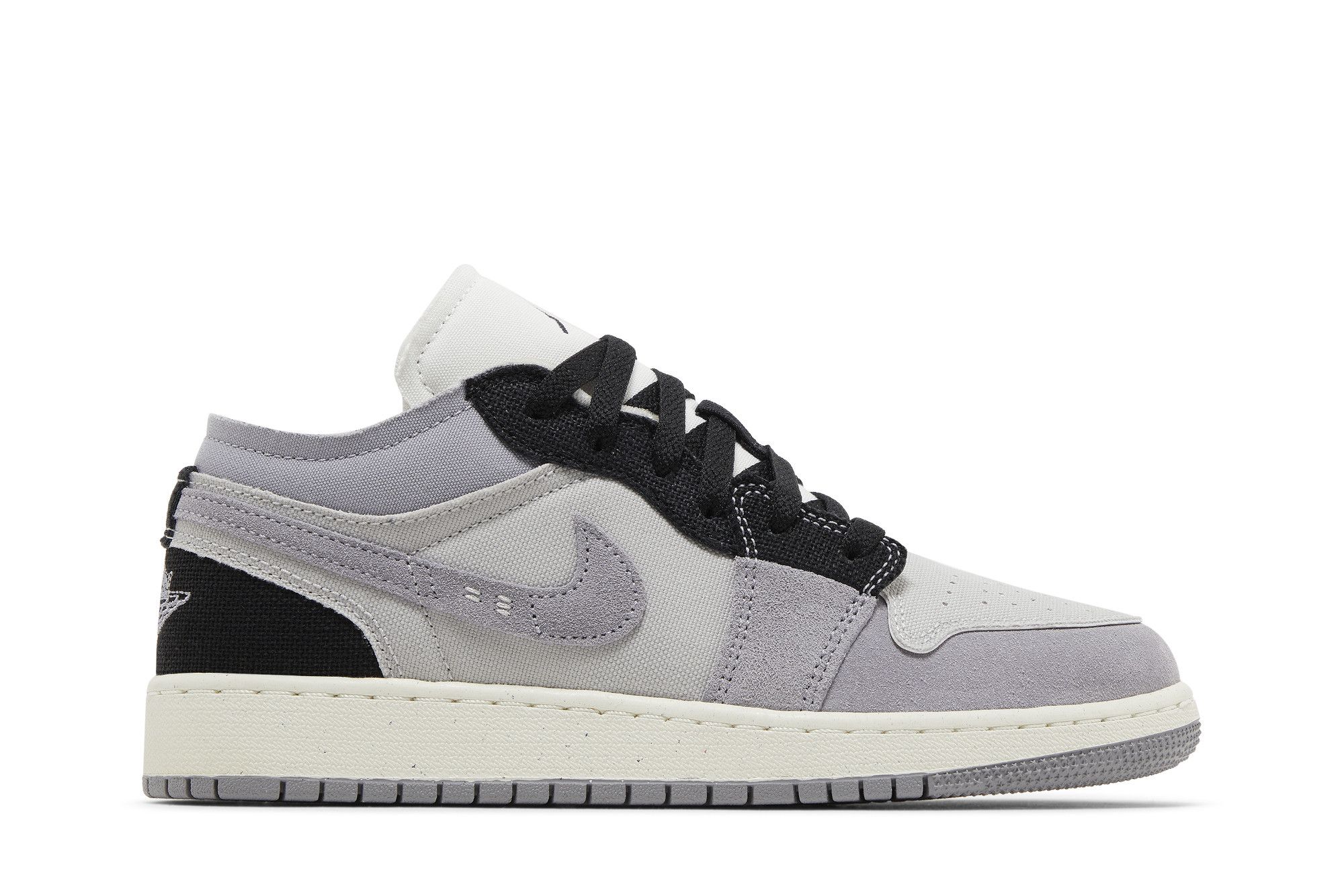 Jordan 1 Low SE Craft Tech Grey Black (GS) Sneakers – FD9088-002