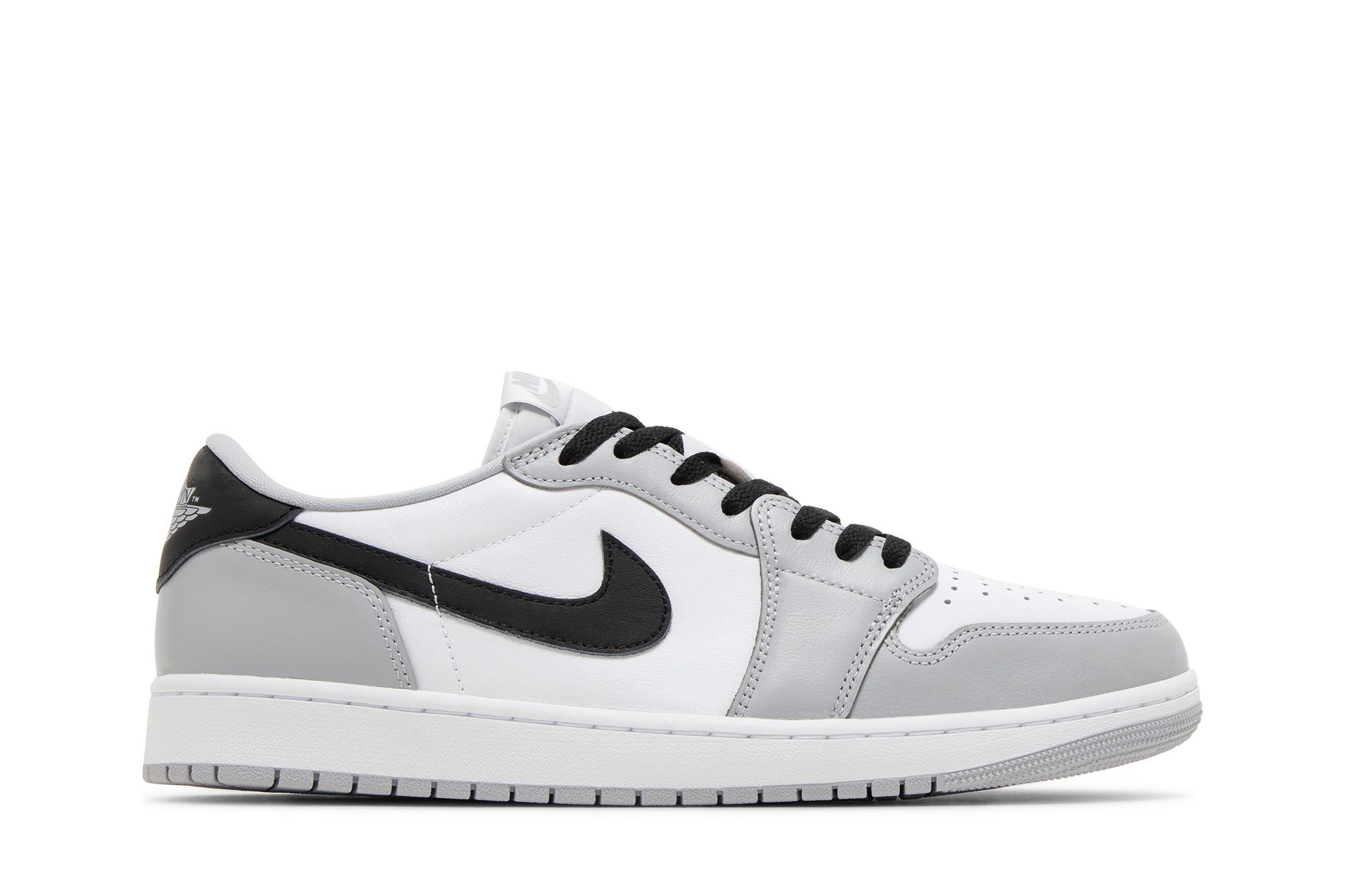 Jordan 1 Retro Low OG Barons CZ0790-110 White/Black-Wolf Grey Sneakers