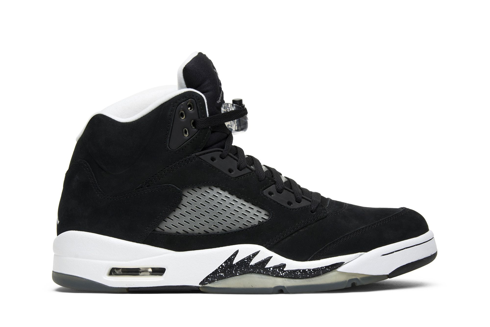 Air Jordan 5 Retro Oreo (2013) - 136027-035 - Black/White Suede Sneakers