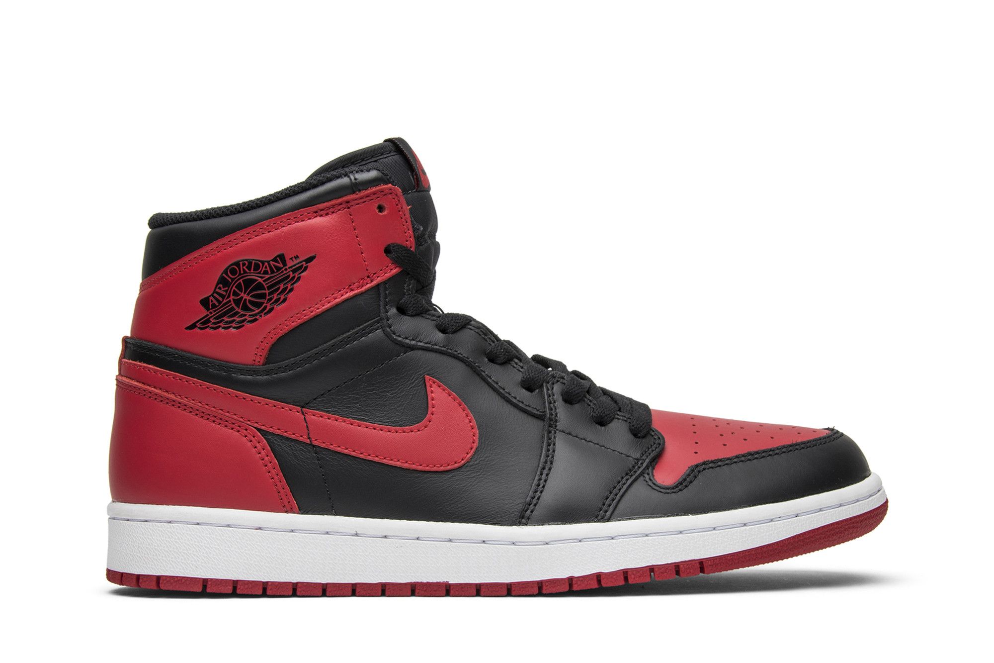 Air Jordan 1 Retro High OG "Bred" (2013) - 555088-023 - Nike Air Tongue