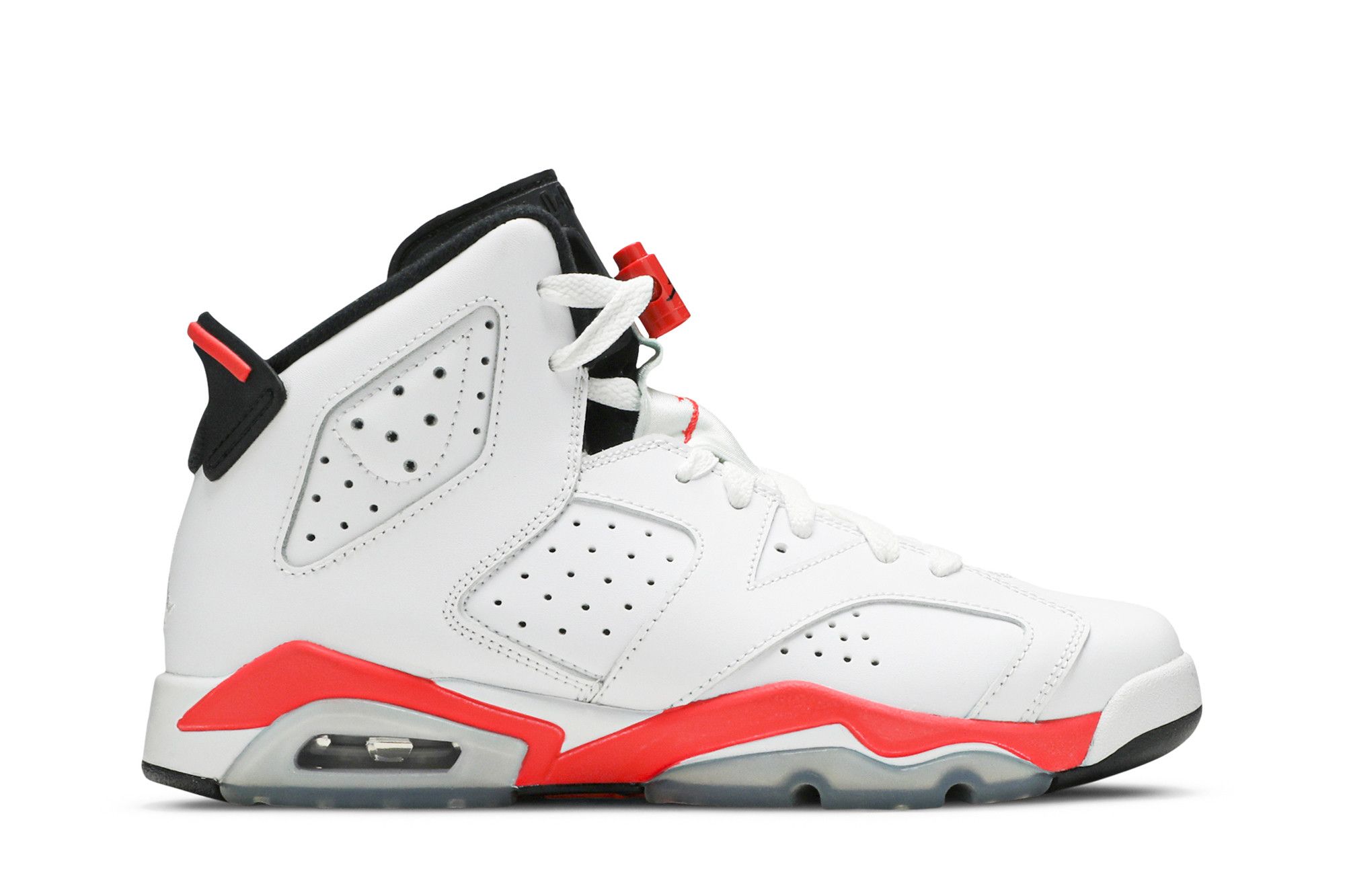 Jordan 6 Retro Infrared White (2014) (GS) - 384665-123 - Grade School Sizing