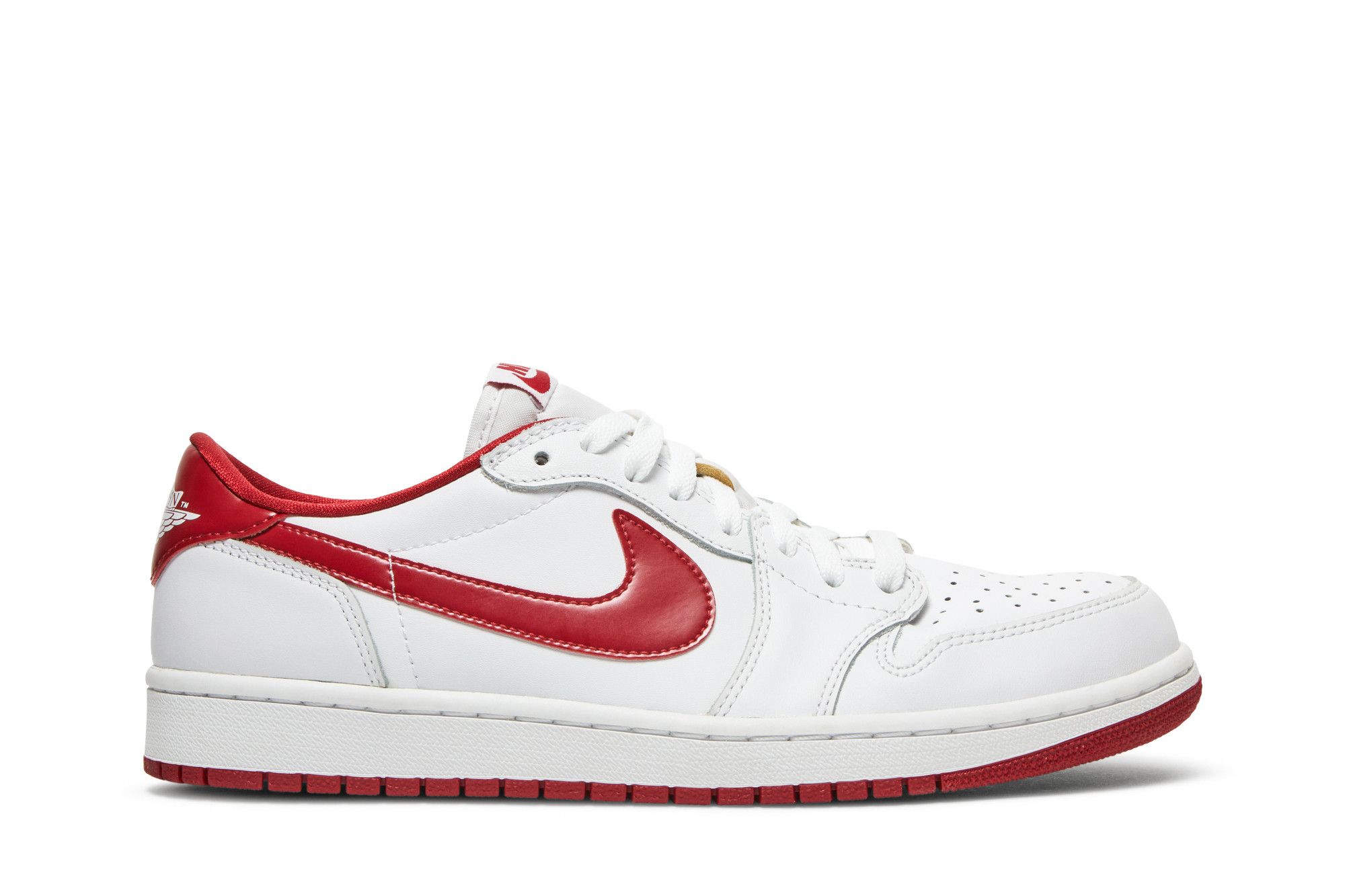 Air Jordan 1 Retro Low OG Varsity Red Sneaker Style 705329-101