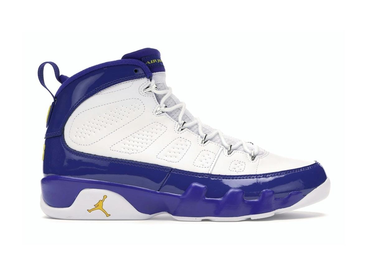Air Jordan 9 Retro Kobe Bryant PE (302370-121) White/Concord-Tour Yellow
