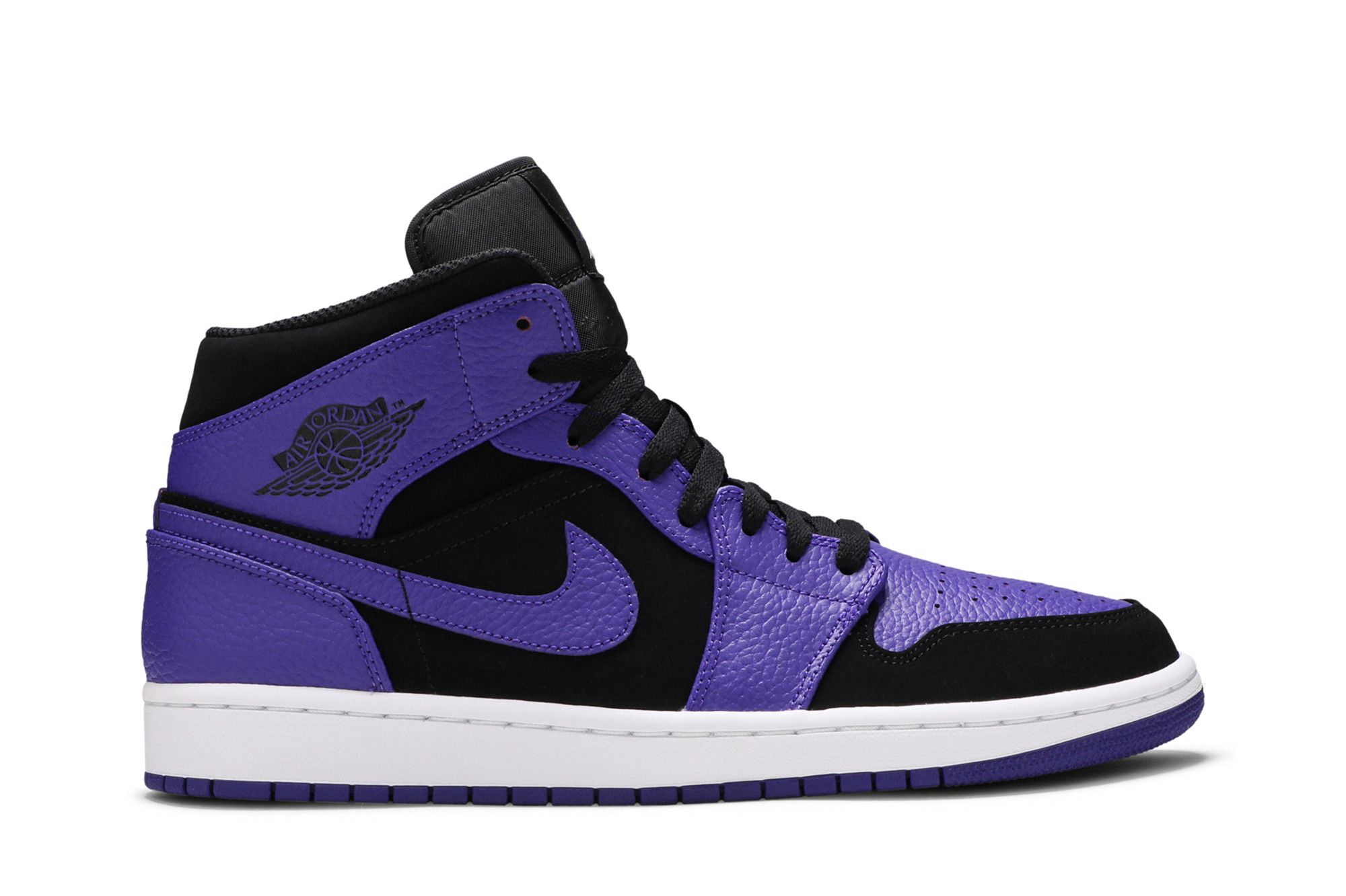 Air Jordan 1 Mid Black Dark Concord (554724-051)