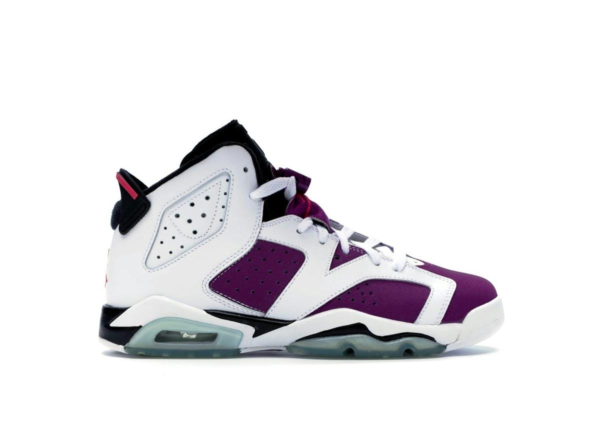 Jordan 6 Retro Grape GS (543390-127) White/Vivid Pink/Black Sneakers