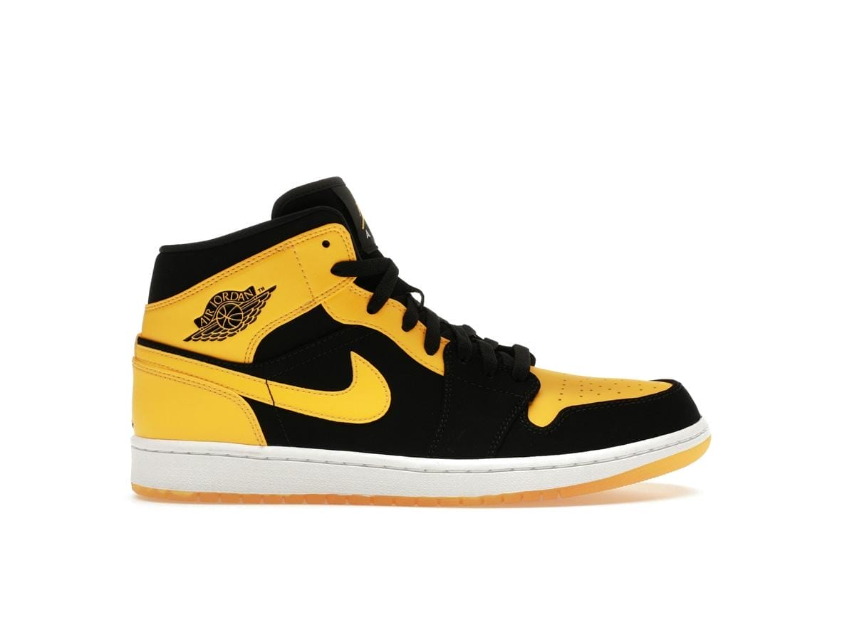 Air Jordan 1 Retro Mid New Love (2017) Black Varsity Maize White 554724-035
