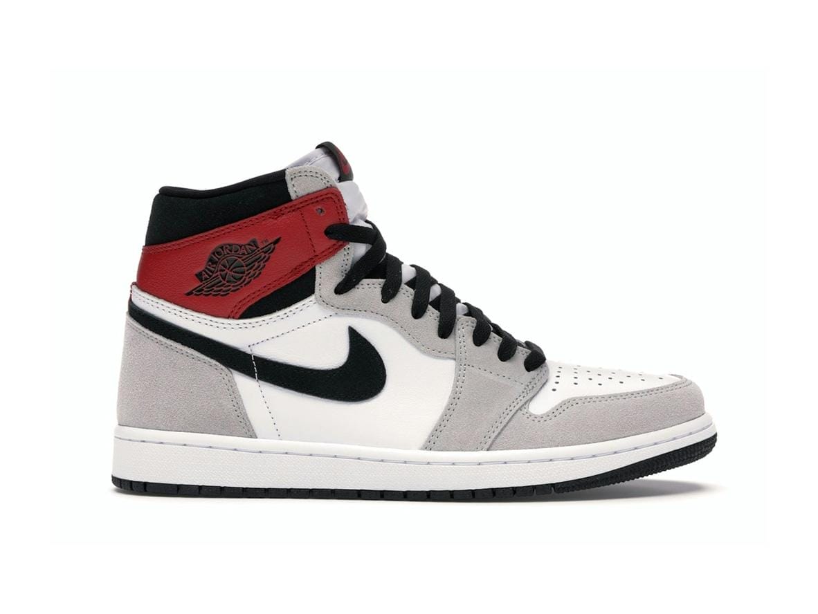 Jordan 1 Retro High Light Smoke Grey White Black Varsity Red 555088-126