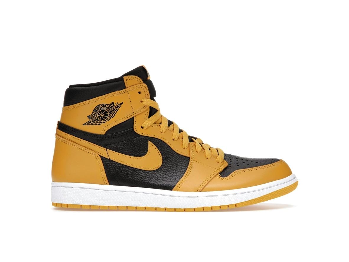 Air Jordan 1 Retro High Pollen 555088-701 Black Yellow Sneakers