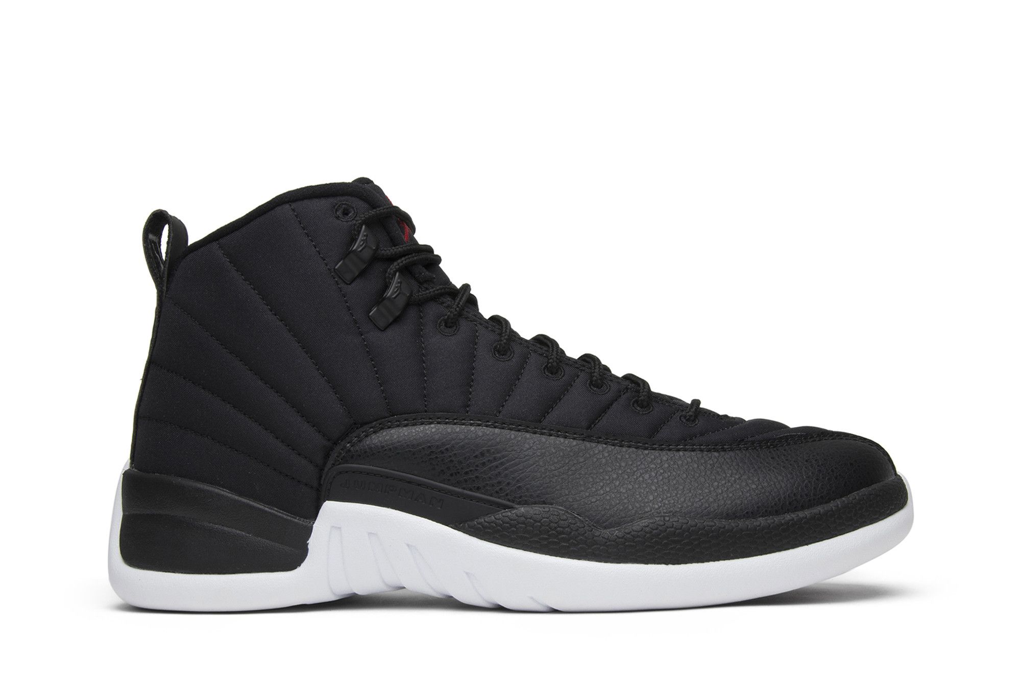 Air Jordan 12 Retro Nylon (130690-004) - Black/Gym Red/White