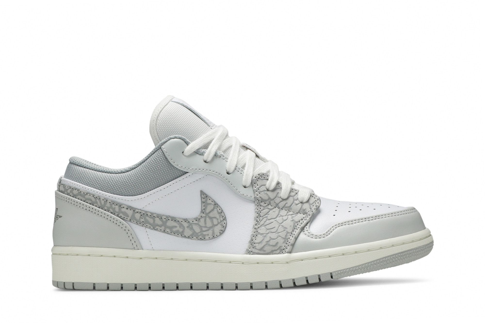 Air Jordan 1 Low Premium Elephant Print Shoes | DH4269-100