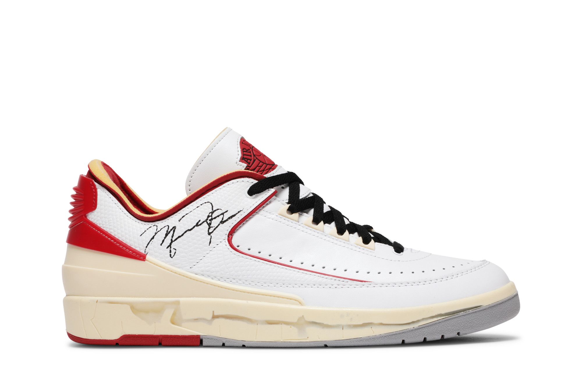 Off-White Air Jordan 2 Retro Low SP White Varsity Red DJ4375-106