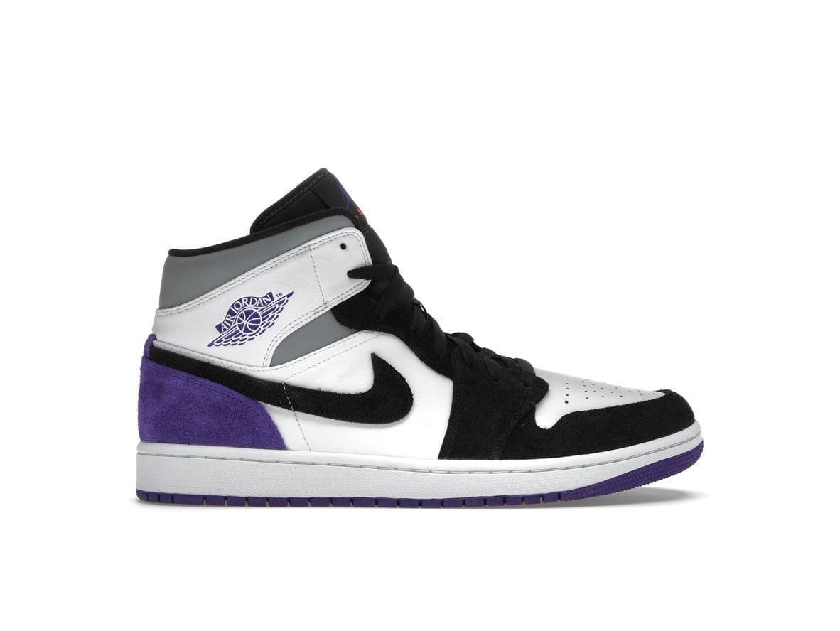 Air Jordan 1 Mid SE Purple White Black Light Solar Flare Varsity Purple 852542-105