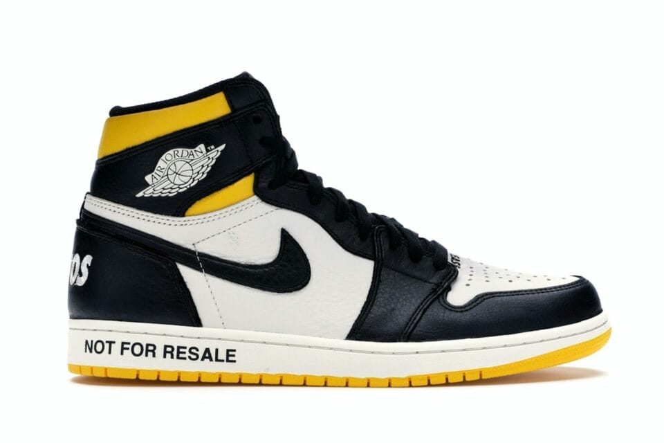 Jordan 1 Retro High Not For Resale Varsity Maize - 861428-107
