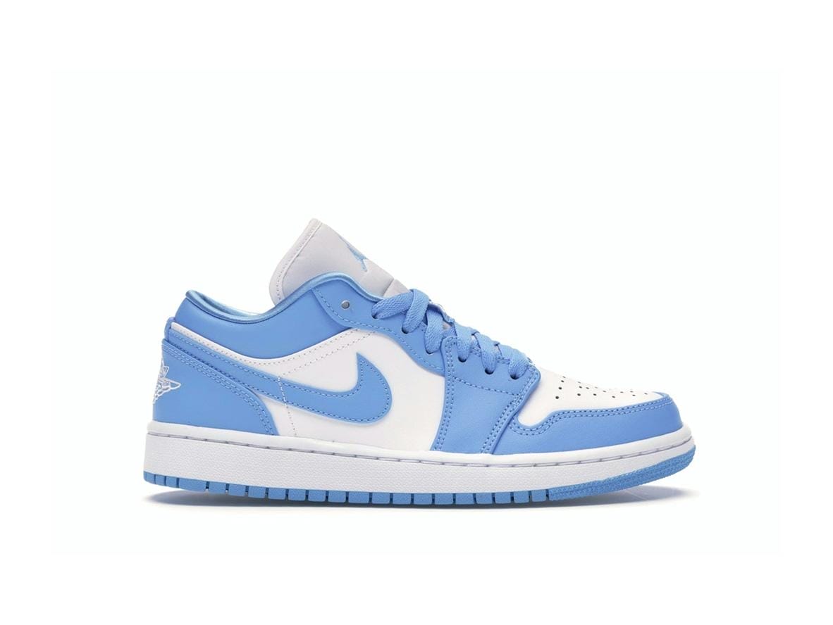Women's Jordan 1 Low UNC AO9944-441 University Blue White Sneakers