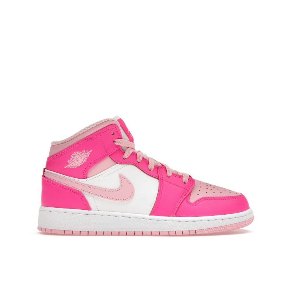 Air Jordan 1 Mid GS Fierce Pink (Grade-Schooler) Sneakers - FD8780-116