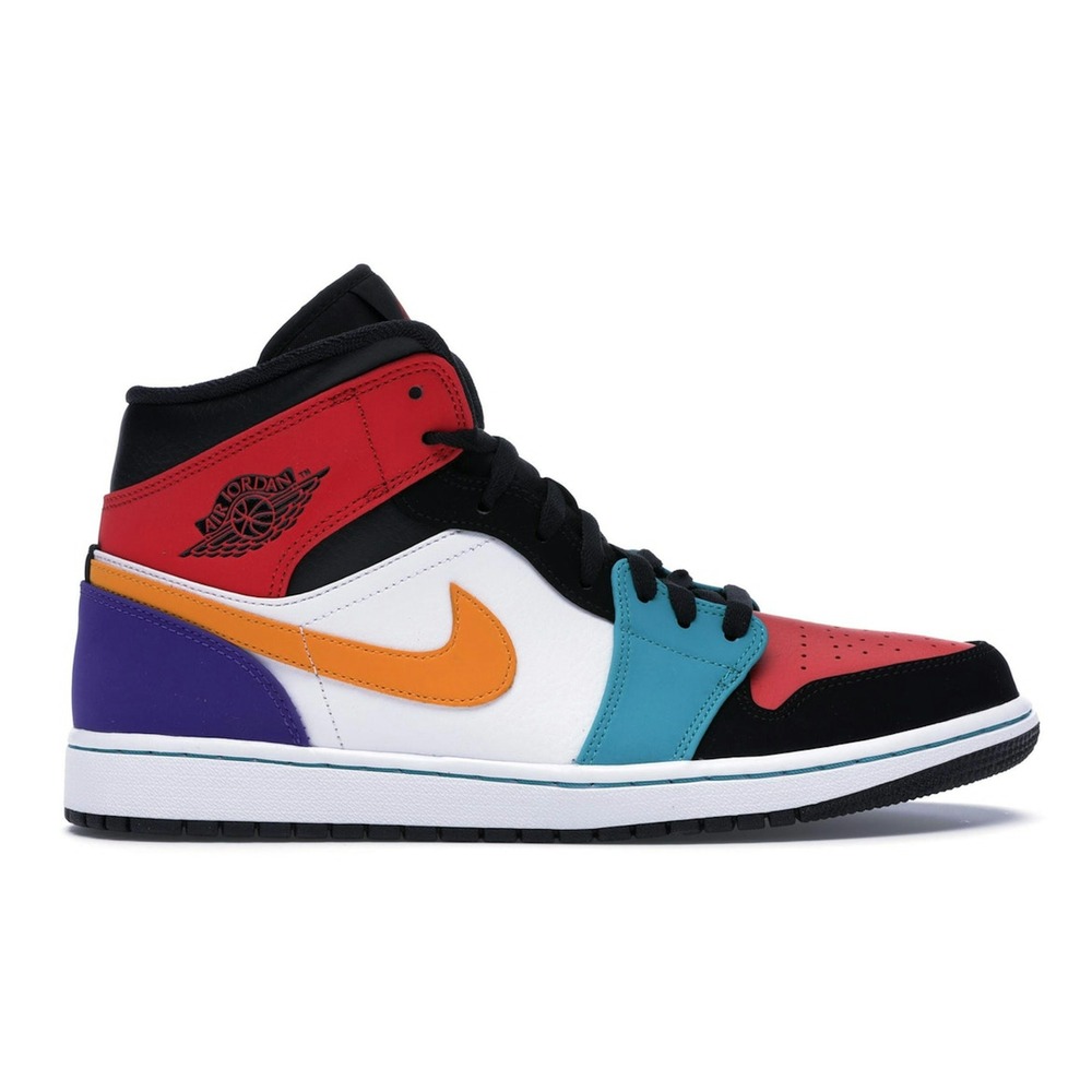 Air Jordan 1 Mid Multi-Color Shoes | 640735-125