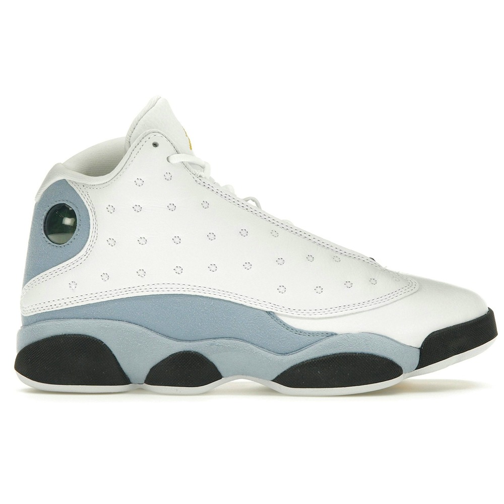 Air Jordan 13 Retro White-Blue-Gray-Black Shoes | 414571-170