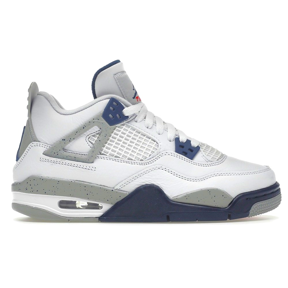 Air Jordan 4 Retro GS Midnight Navy (Grade-Schooler) Sneaker Style 408452-140