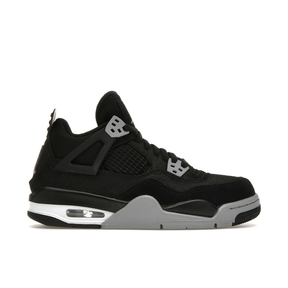 Air Jordan 4 Retro SE GS Black Canvas (Grade-Schooler) Sneaker Style DV0553-006
