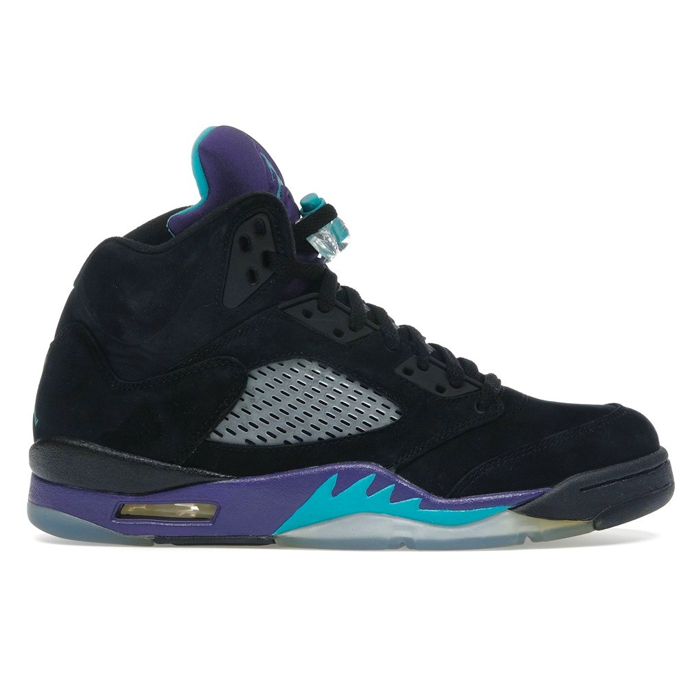 Air Jordan 5 Retro Black Grape Sneakers - 136027-007