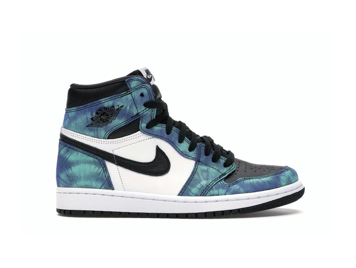 Women's Jordan 1 Retro High Tie Dye Sneakers - CD0461-100