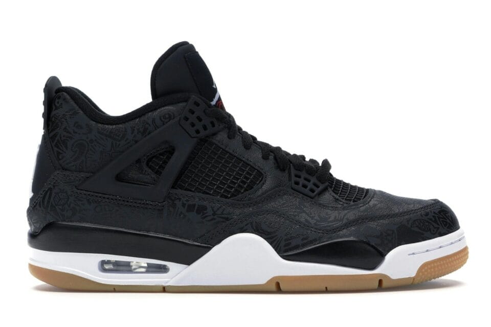 Jordan 4 Retro Laser Black Gum - CI1184-001