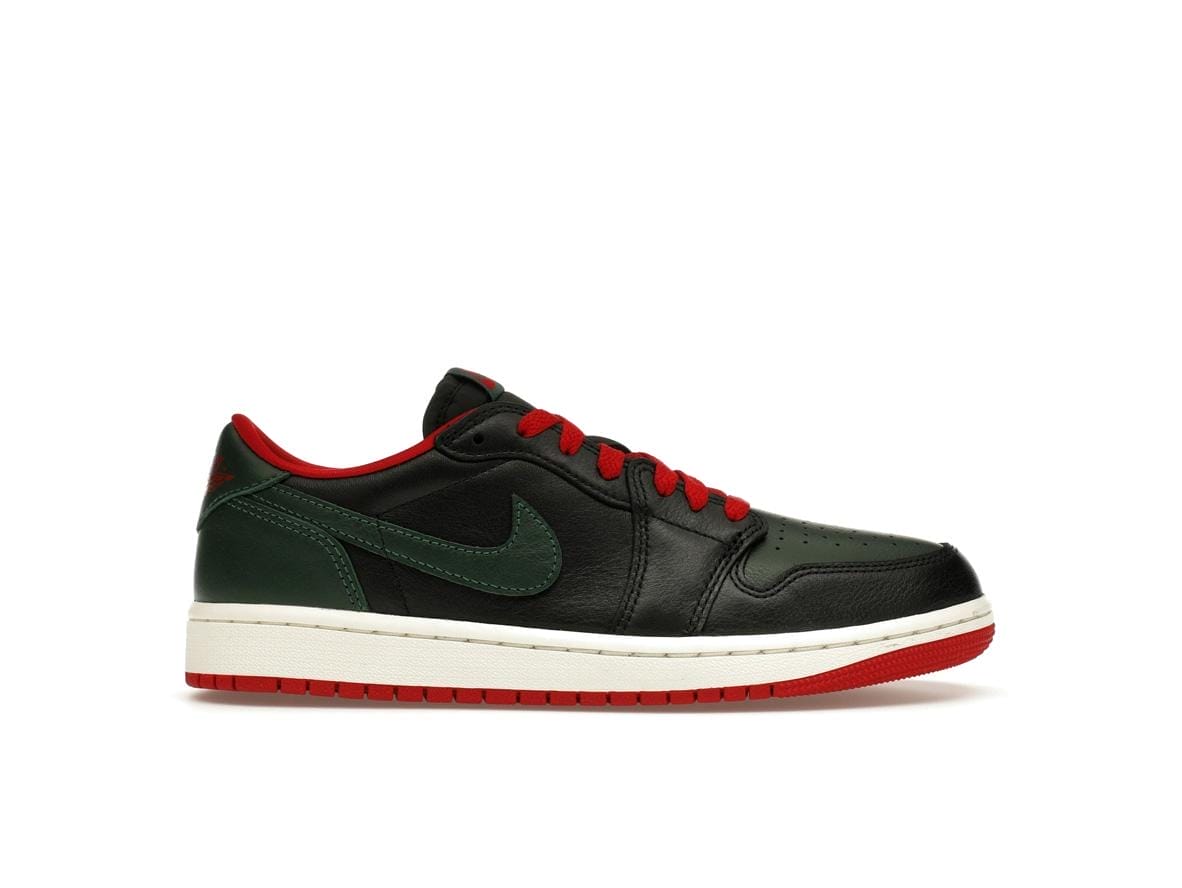 Jordan 1 Retro Low OG Gorge Green Varsity Red Women's CZ0775-036