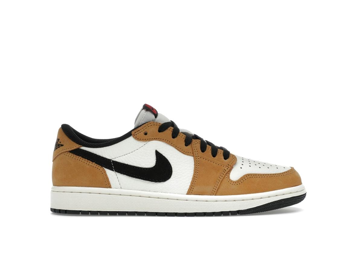 Jordan 1 Low OG Rookie of the Year Sail/Black/Golden Harvest/Gym Red CZ0790-107