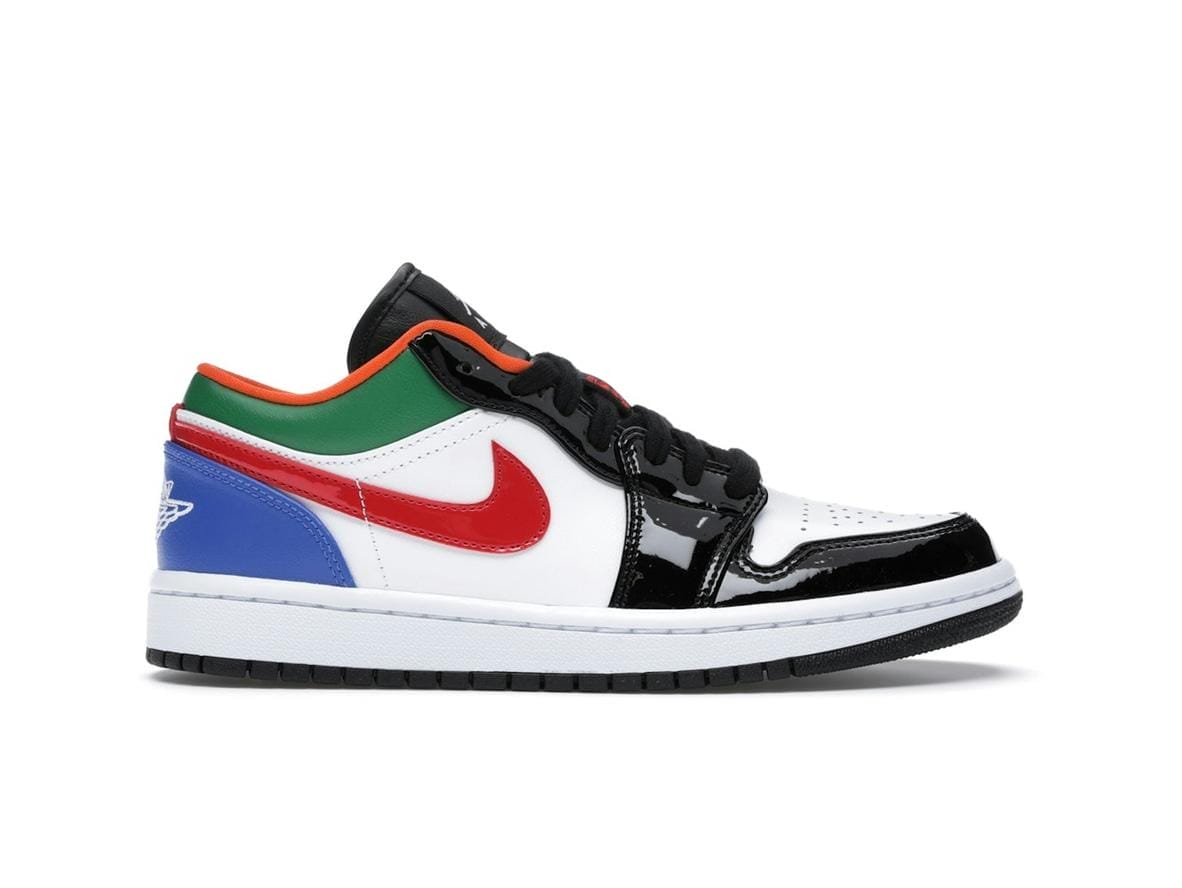 Women's Air Jordan 1 Low Multi-Color Black Toe CZ4776-101