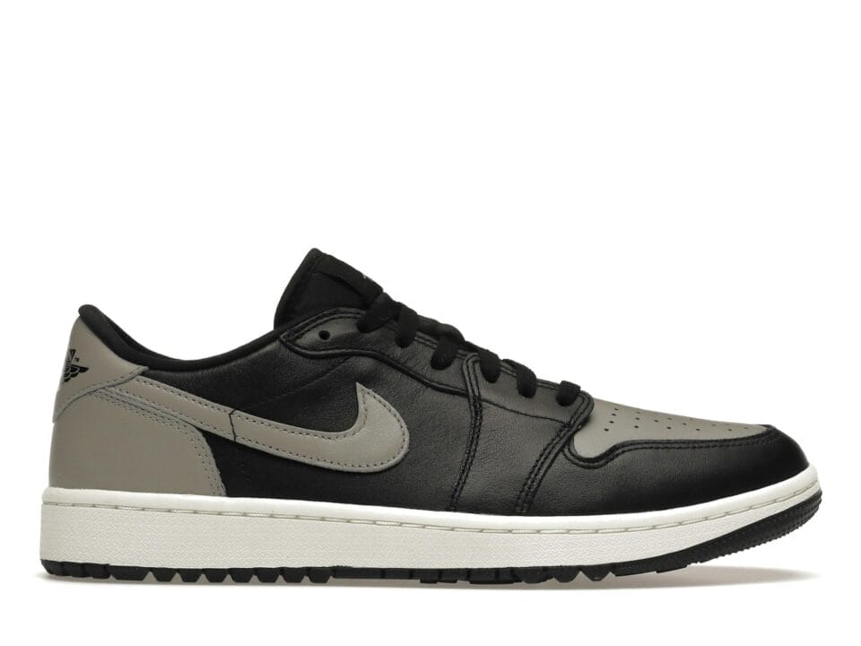 Jordan 1 Retro Low Golf Shadow Shoes - Black/Grey - DD9315-001