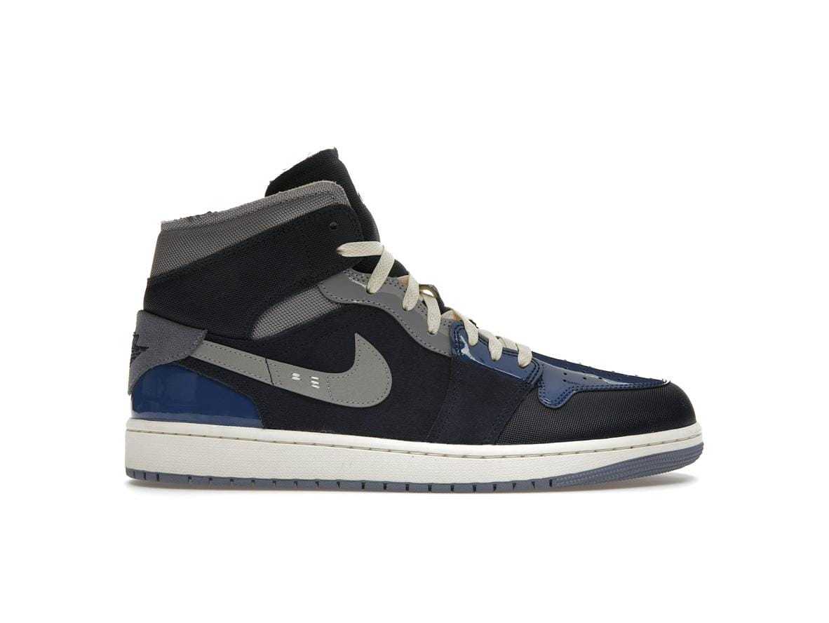 Air Jordan 1 Mid SE Craft Obsidian French Blue Ashen Slate White - DR8868-400
