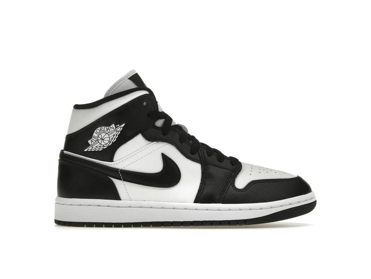 Women's Jordan 1 Mid Panda Sneakers DV0991-101 White/Black