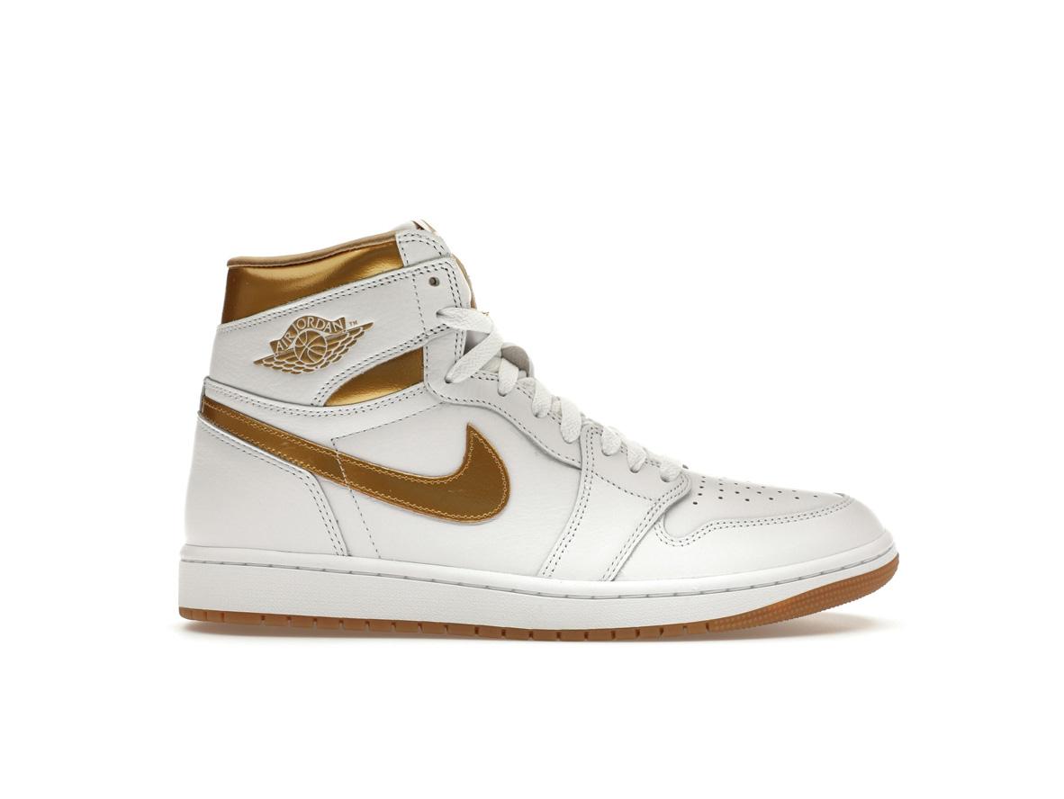 Jordan 1 Retro High OG Metallic Gold Women's FD2596-107 Sneakers