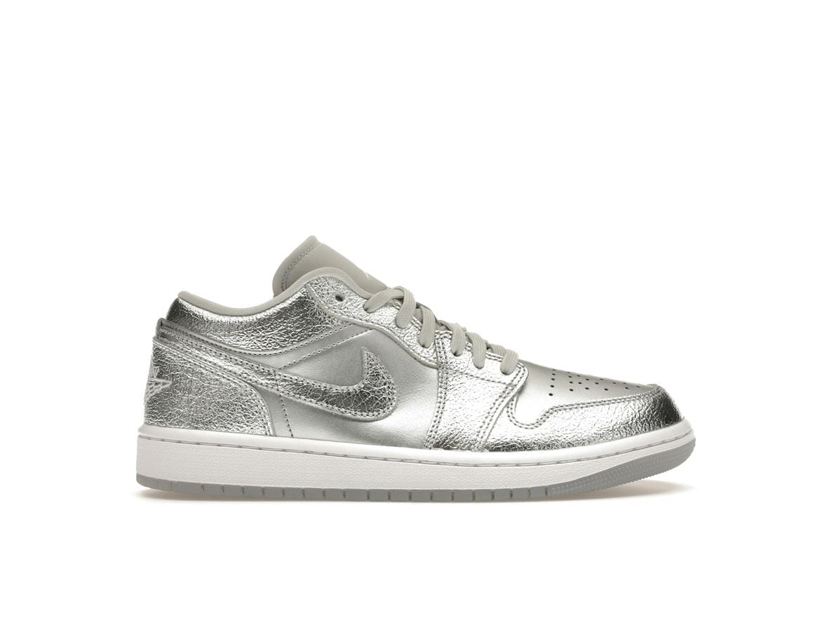 Jordan 1 Low SE Metallic Silver Women's Sneaker - FN5030-001