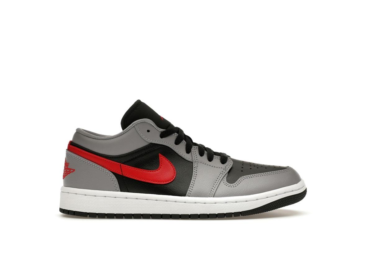 Women's Air Jordan 1 Low Cement Grey Fire Red - FZ4183-002