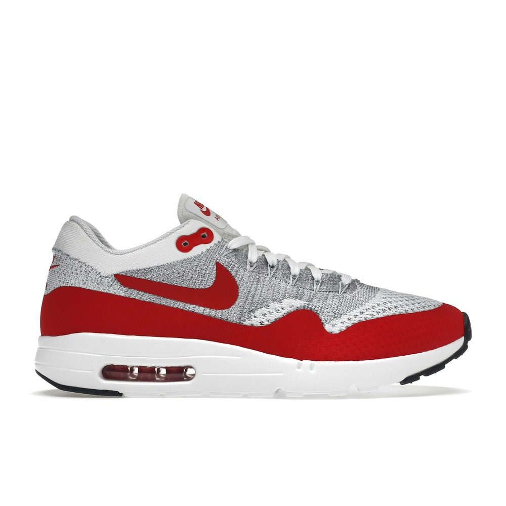 Nike Air Max 1 Ultra Flyknit White University Red 843384-101