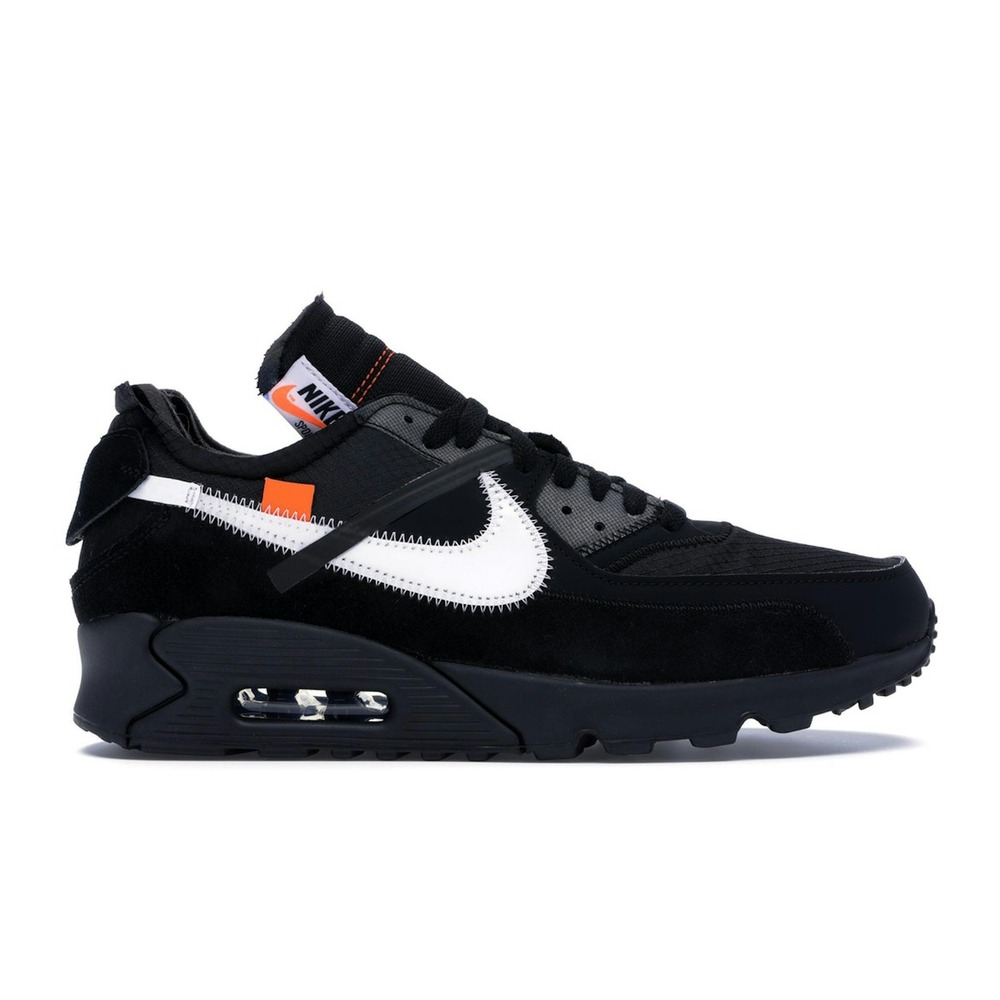 Off-White Nike Air Max 90 Black Sneaker Style AA7293-001