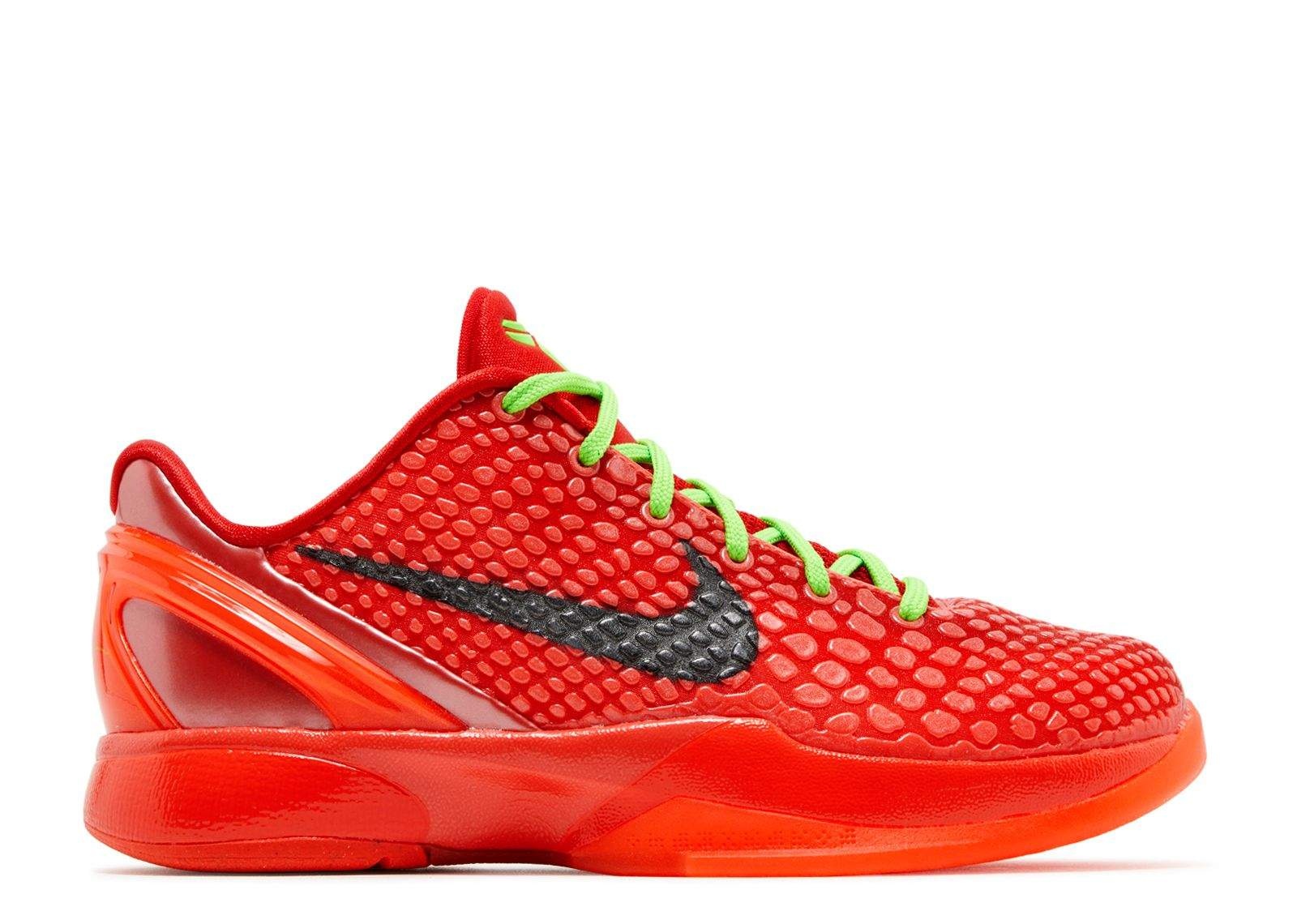 Nike Zoom Kobe 6 Gs 'Reverse Grinch' FV9676-600