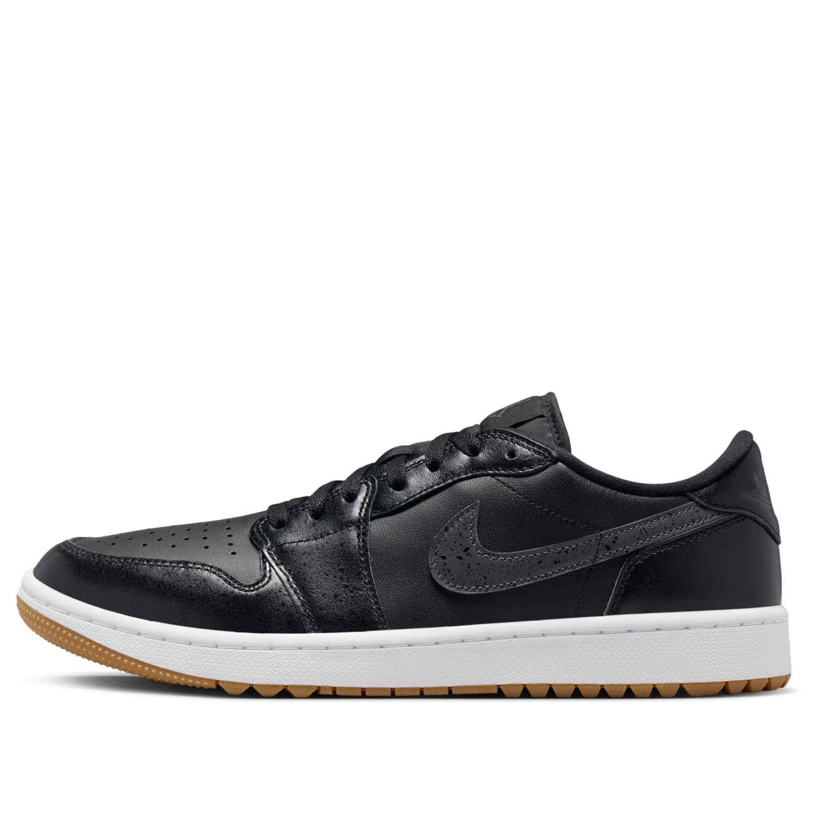 Jordan 1 Retro Low Golf Shoes Black Gum DD9315-005