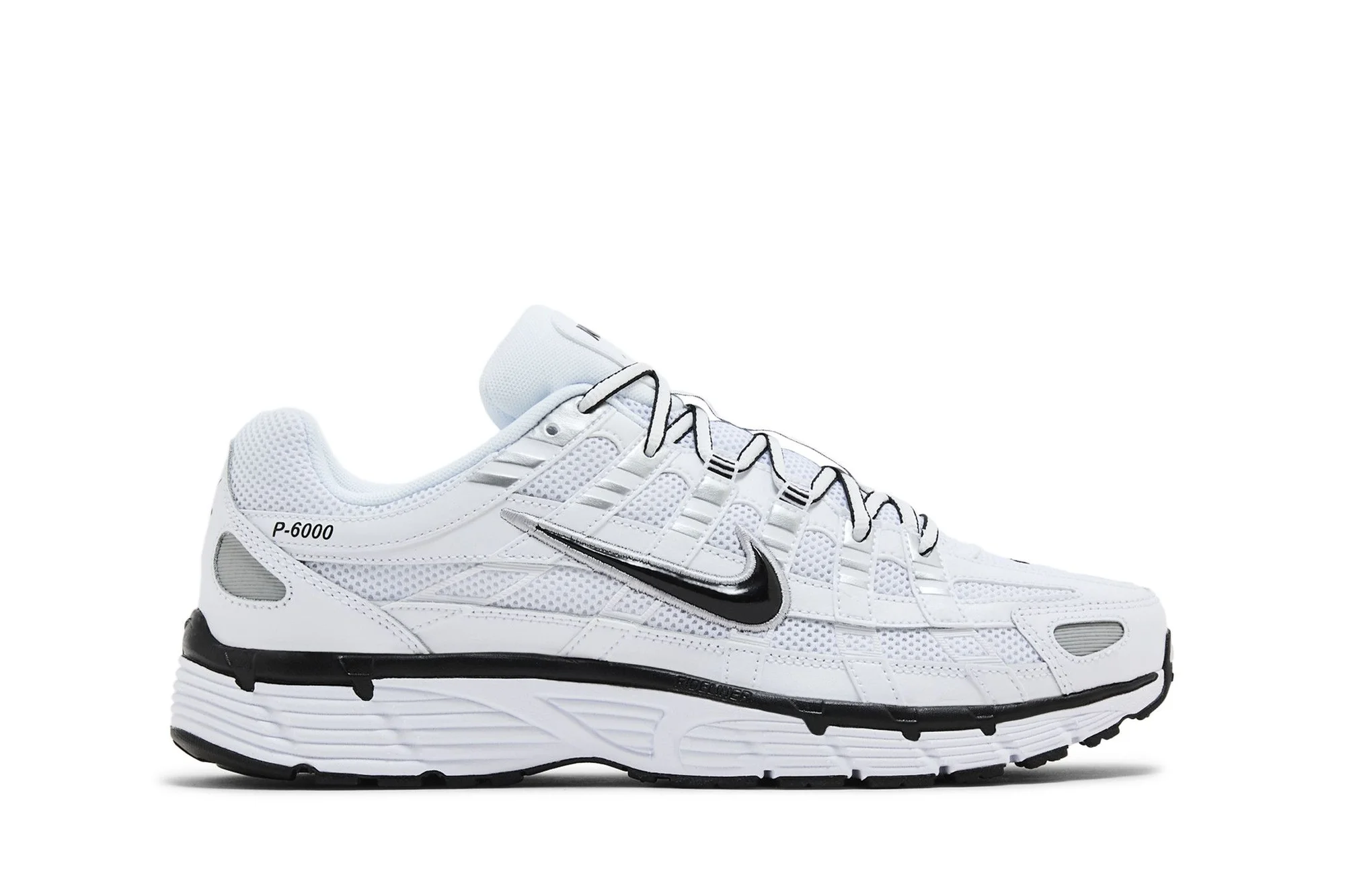 Nike P-6000 'White Metallic Silver Black' CD6404-107