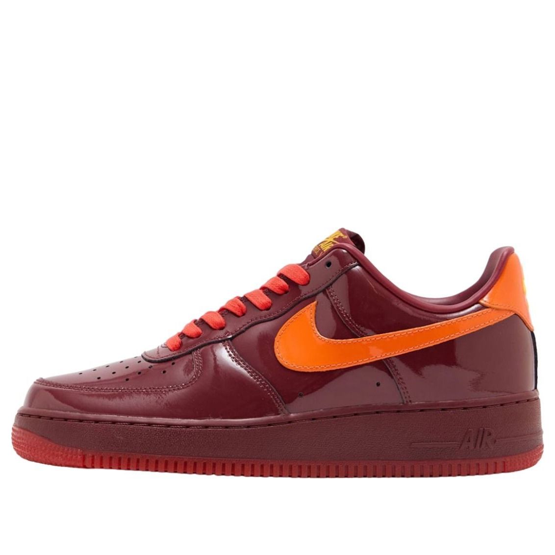 Nike Air Force 1 Low QS Patent Leather Dark Team Red IO4489-601 - AlcoSport