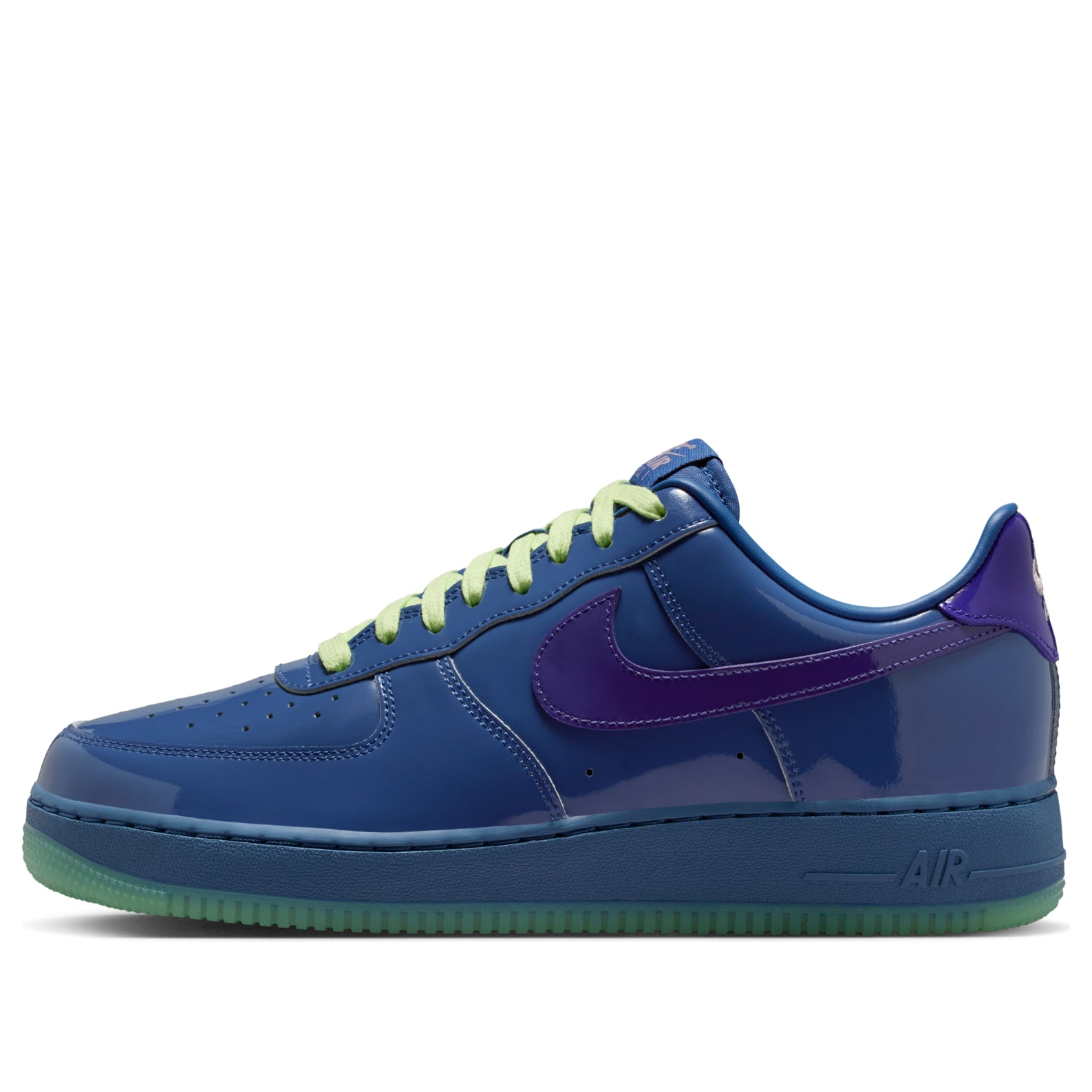 Nike Air Force 1 Low QS Patent Leather Mystic Navy IO4489-400 - AlcoSport